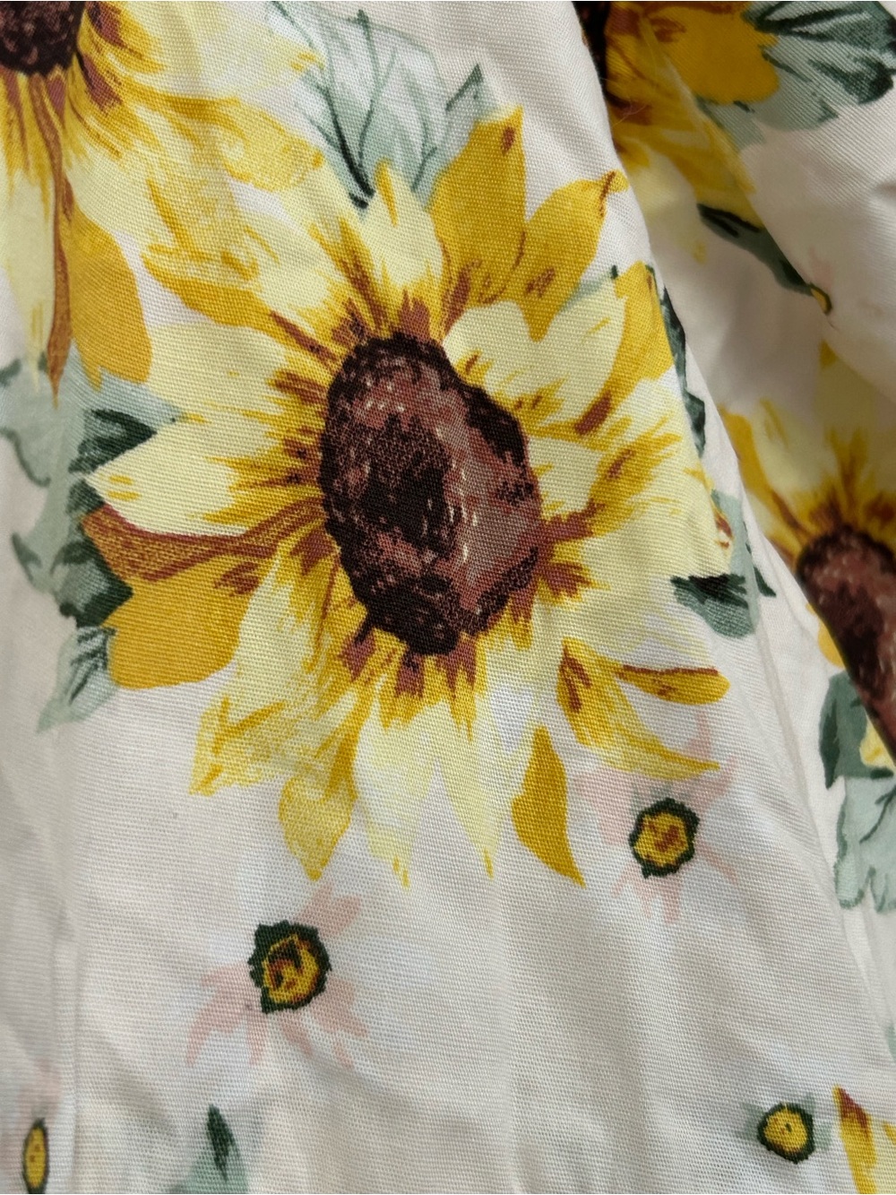 Torrid Sunflower Mini Poplin Tie Front Skater Dress Sz 3X = 22-24 NWT Plus Size - Picture 11 of 16